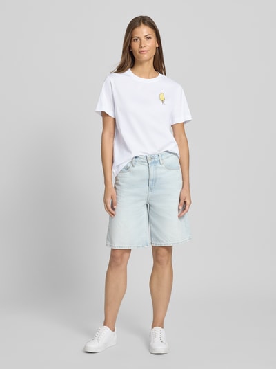 Samsøe Samsøe T-Shirt mit Motiv-Print Modell 'CAMINO' Weiss 1