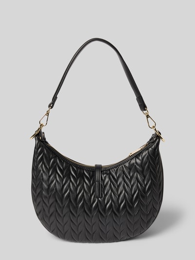 VALENTINO BAGS Schoudertas met logo-applicatie, model 'Fania' Zwart - 3