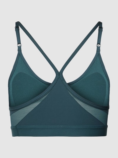 NIKE TRAINING Bustier mit Label-Print Dunkelgruen 3