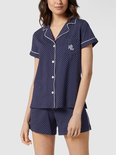 Lauren Ralph Lauren Pyjama van katoen Donkerblauw - 1