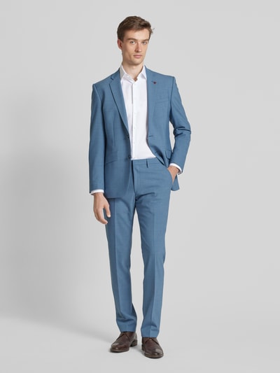 Roy Robson Slim fit pak van scheerwolmix met pin op het revers Bleu - 1