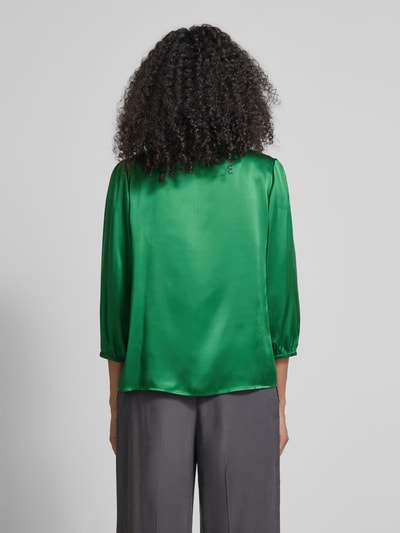 Marc Cain Zijden blouse met 3/4-mouwen Groen - 5