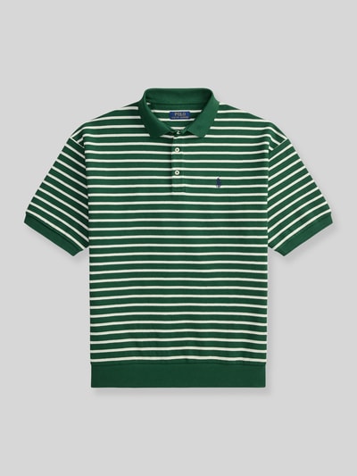 Polo Ralph Lauren Loose Fit Poloshirt aus Baumwoll-Mix Gruen 2