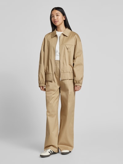 Jake*s Collection Oversized Blazer mit Brusttasche Sand 1