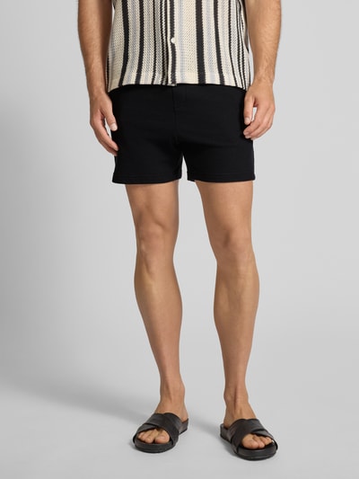 Strellson Regular Fit Shorts aus reiner Baumwolle Black 4