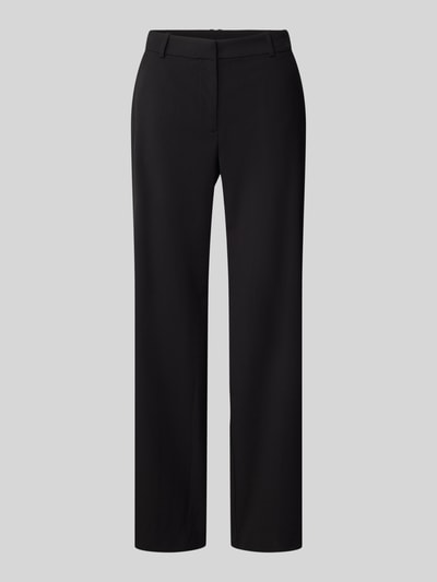 WEEKDAY Wide leg stoffen broek met achterzakken, model 'Emily' Zwart - 2