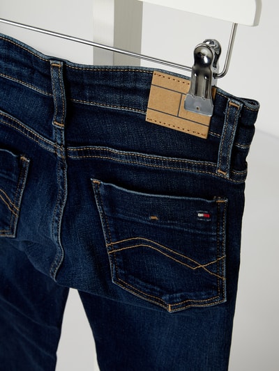 Tommy Hilfiger Kids Slim fit jeans van een mix van katoen en elastaan  Jeansblauw - 4