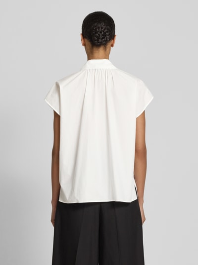 Weekend Max Mara Regular fit blouse met kapmouwen, model 'VALLO' Wit - 5