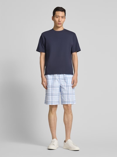 Tommy Hilfiger Pyjama-Hose mit elastischem Bund Hellblau 1