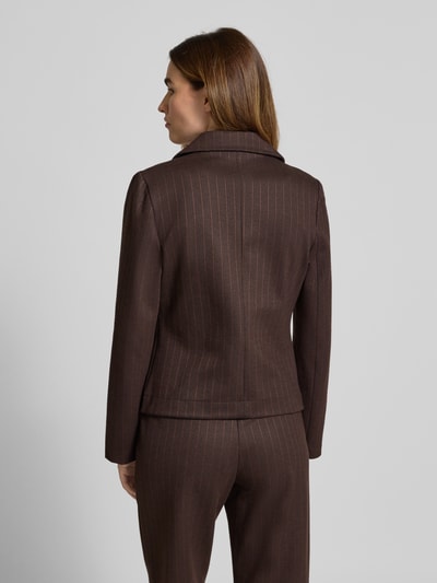 Rich & Royal Slim Fit Blazer mit Reverskragen Dunkelbraun 5