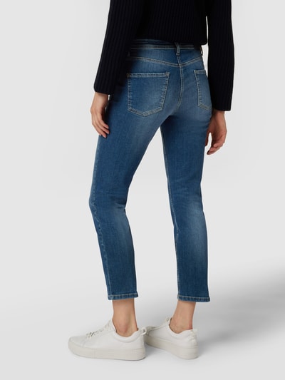 Cambio Jeans met siersteentjes, model 'Piper' Blauw - 5