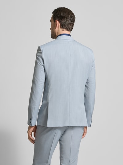 HUGO Marynarka garniturowa o kroju super slim fit z mieszanki żywej wełny model 'ARTI' Jasnoniebieski 5