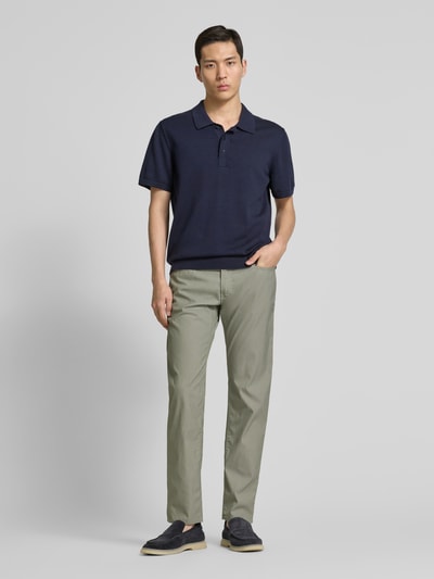 Pierre Cardin Tapered Fit Chino mit Strukturmuster Modell 'Lyon' Hellblau 1