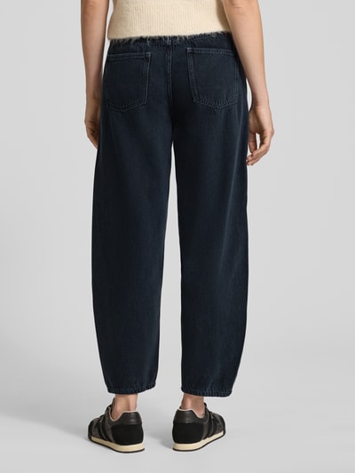 Rich & Royal Barrel fit jeans met steekzakken Donkerblauw - 5