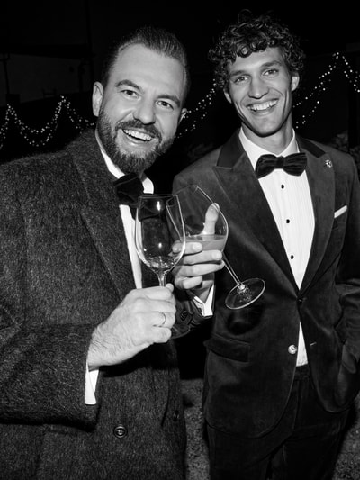 MCNEAL Slim fit colbert van fluweel Zwart - 6