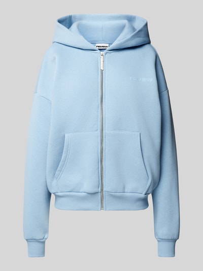 Review Essentials Zip Hoodie 2.0  Rauchblau 2