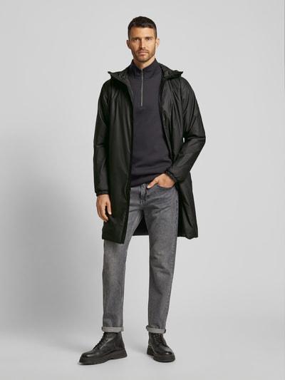 RAINS Jacke in Überlänge Modell 'LOHJA' Black 1