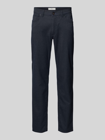 Brax Broek met steekzakken, model 'Cadiz' Marineblauw - 1