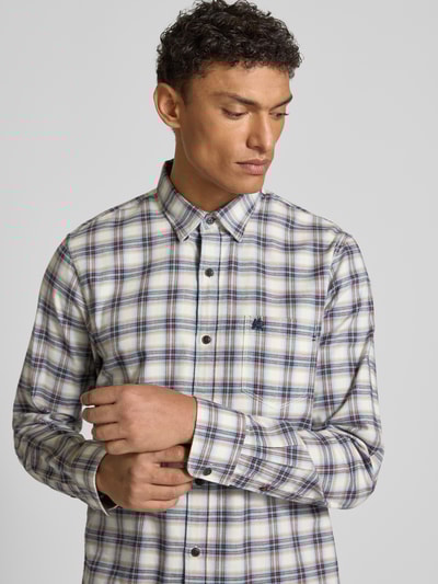 Lerros Vrijetijdsoverhemd met knoopsluiting Offwhite - 3