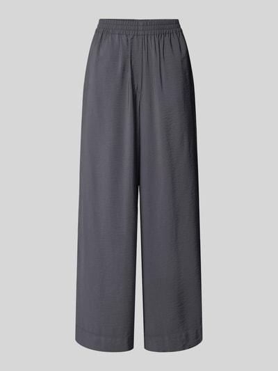 P&C* curated by Anna Schürrle Wide Leg Stoffhose in Crinkle-Optik Dunkelgrau 2