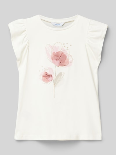 Mayoral T-Shirt mit Motiv-Print Rosa 1