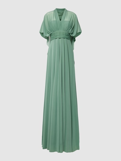 TROYDEN COLLECTION Abendkleid mit Raffungen Mint 2