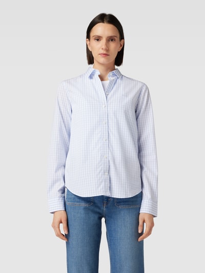 Gant Bluse mit Vichy-Karo Hellblau 4