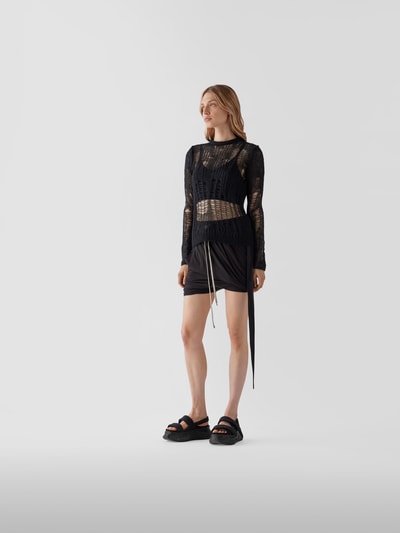 Rick Owens Pullover in Grobstrick-Optik Schwarz 1