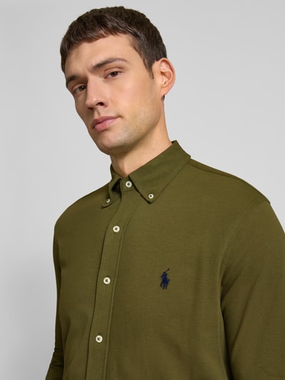 Polo Ralph Lauren Regular Fit Freizeithemd mit Button-Down-Kragen Khaki 3