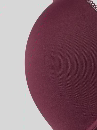 BOSS Beha met borstband van kant, model 'PUSH UP_B.PURE' Bordeaux - 2