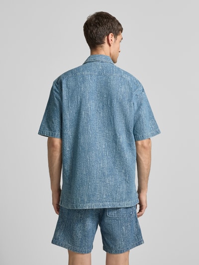 Samsøe Samsøe Regular Fit Freizeithemd mit 1/2-Arm Modell 'SAAYO X' Blau 5