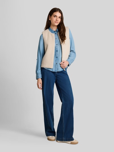 Tom Tailor Regular Fit Weste mit Reißverschluss Beige 1