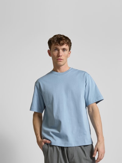 Filippa K T-Shirt aus reiner Baumwolle Hellblau 3