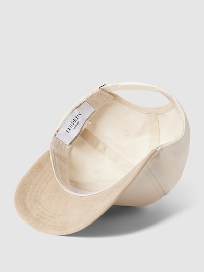 Les Deux Baseballpet met labelstitching Offwhite - 2