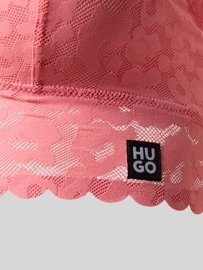HUGO BH aus Leoparden Spitze mit Muschelsaum Pink 2