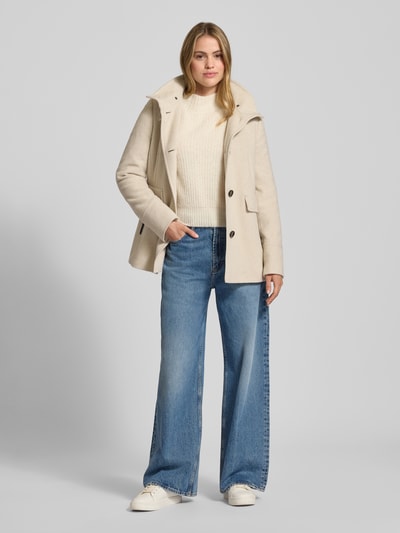 Gil Bret Jacke mit Stehkragen und Pattentaschen Sand Melange 1