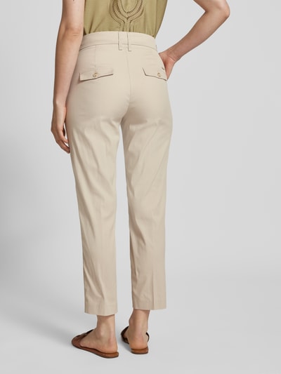 Brax Broek in verkorte pasvorm met steekzakken, model 'MARA' Beige - 5