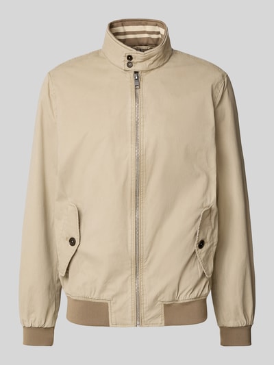 Christian Berg Men Jack met opstaande kraag en steekzakken Beige - 2
