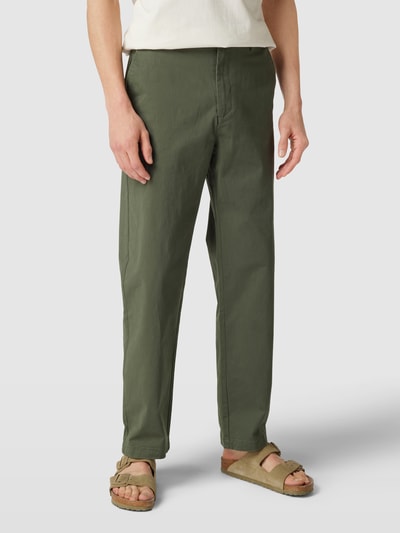 Minimum Stoffhose mit Leistentaschen Modell 'Jalte' Khaki 4