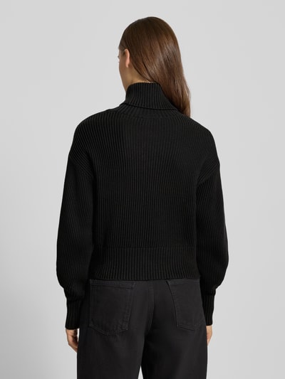 Calvin Klein Jeans Strickpullover mit Rollkragen Black 5