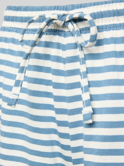 Jake*s Casual Pyjama-Shorts mit elastischem Bund Bleu 2