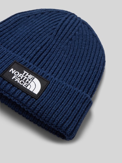 The North Face Czapka beanie z efektem prążkowania Ciemnoniebieski 2