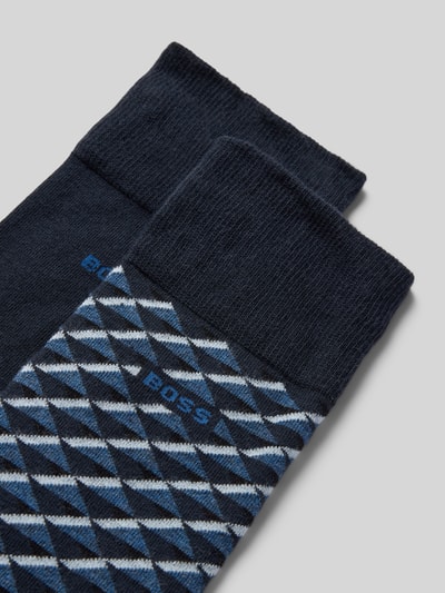 BOSS Socken aus Baumwoll-Mix im 2er-Pack Marine 2
