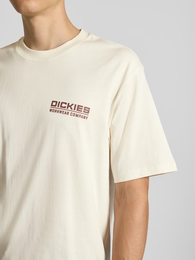 Dickies T-shirt z okrągłym dekoltem model ‘BOLIVAR’ Złamany biały 3