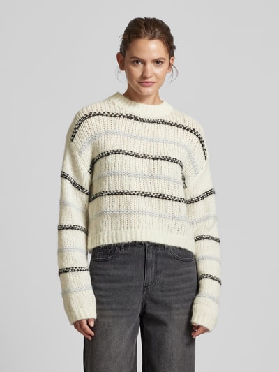 LeGer by Lena Gercke Gebreide pullover met ronde hals, model 'Paulina' Offwhite - 4