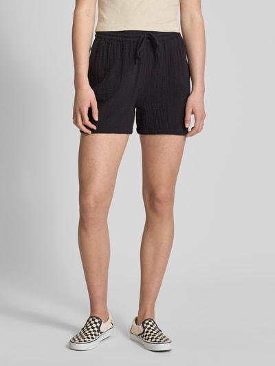 Only Regular Fit Shorts aus reiner Baumwolle Dunkelgrau 4