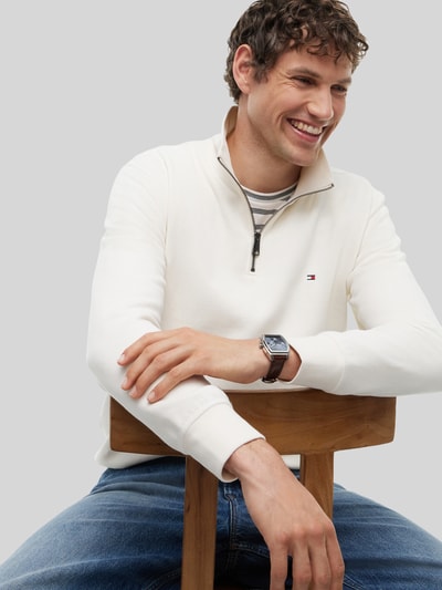 Tommy Hilfiger Regular fit schipperstrui van katoenmix Offwhite - 3