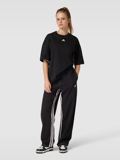 ADIDAS SPORTSWEAR T-shirt met extra brede schouders, model 'DANCE' Zwart - 1