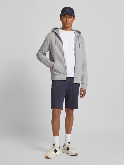 Polo Ralph Lauren Regular Fit Sweatjacke aus Baumwoll-Mix Hellgrau Melange 1