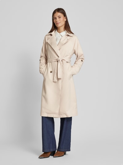 ZABAIONE Trenchcoat mit Bindegürtel Modell 'UM44A' Beige 4